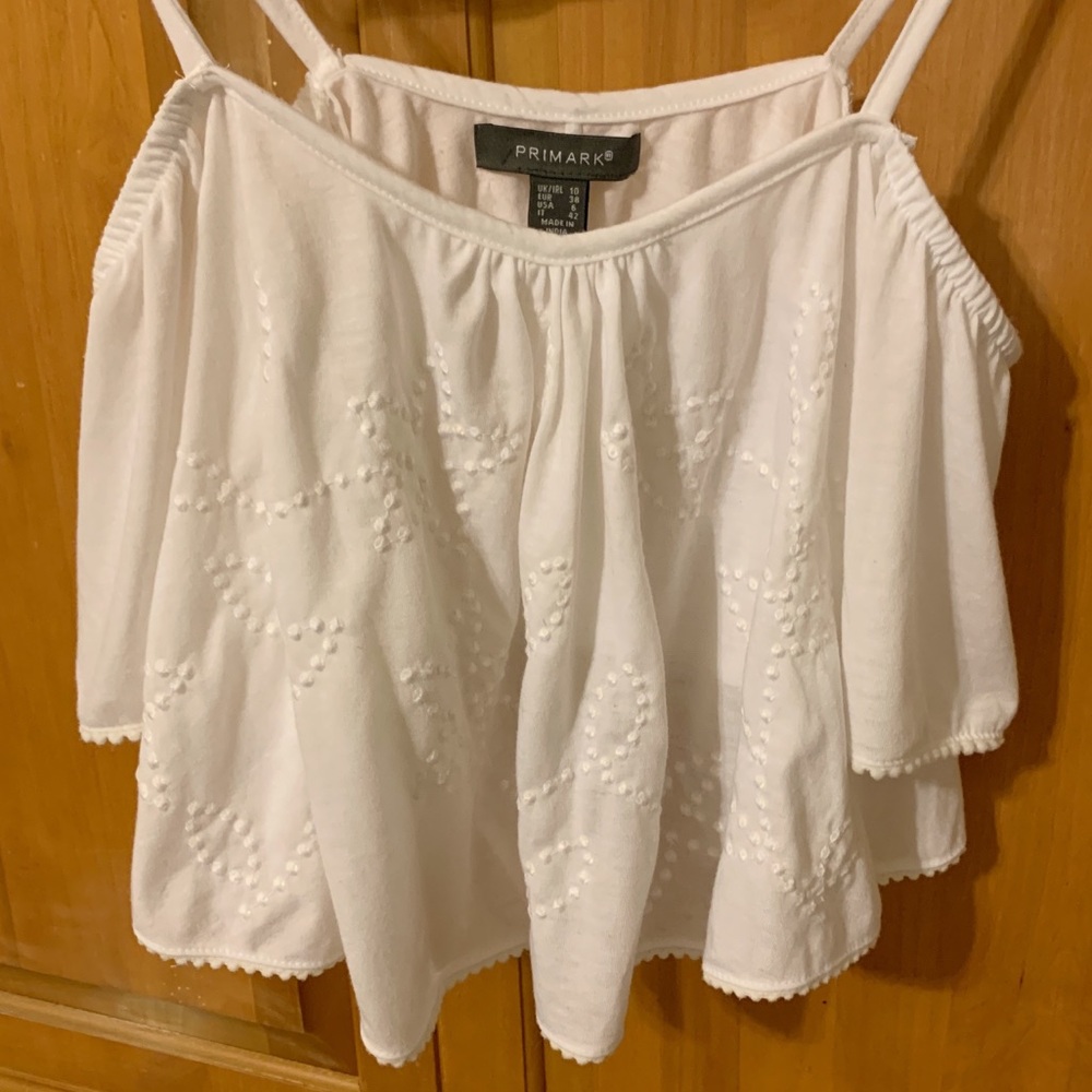 Primark White crop top